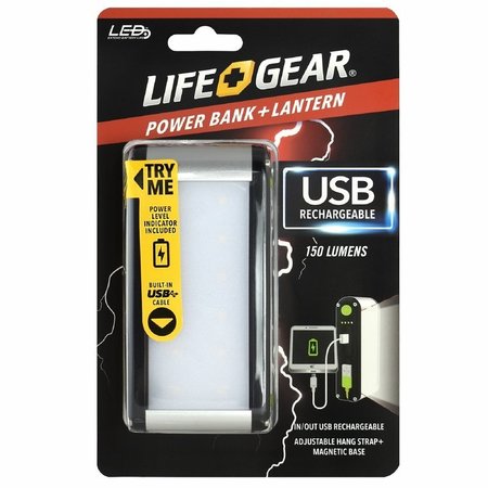 LIFE+GEAR Lantern Usb W/Powerbank 150Lm 41-3781